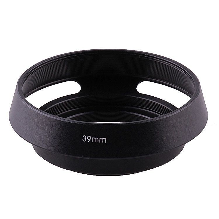 Металлический черный бленда, размеры 37 39 40.5 43 46 49 52 55 58 62 67 72 77 мм