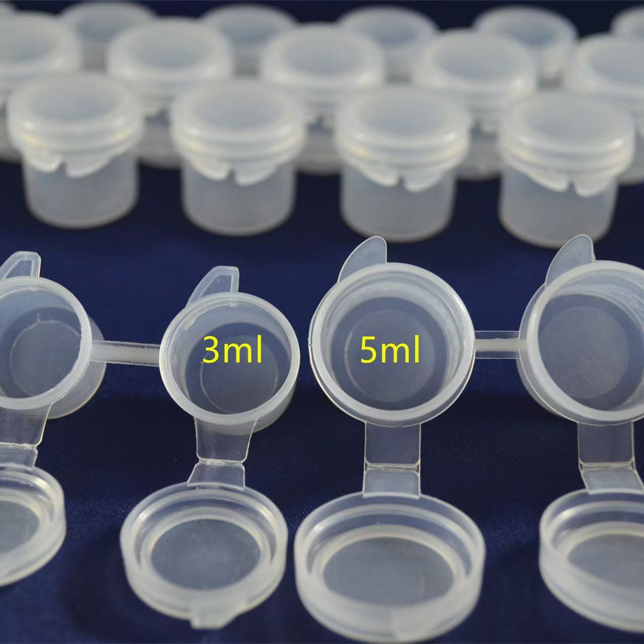 Manufacturer Wholesale 6-Piece Acrylic Paint Empty Box Gouache Watercolor Filling Plastic Empty Box Digital Oil Paint Box