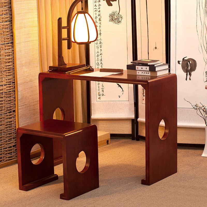 Solid Wood Guqin Table Resonance Guqin Table High Imitation Antique Chinese Study Table Chinese Calligraphy Table and Chair Calligraphy and Painting Table Guzheng Table and Stool Tea Table