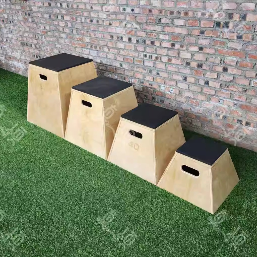 Фитнес-прыжковая коробка для тренировки мышц ног и координации всего тела, деревянная прыжковая коробка, спортивные принадлежности для домашнего тренажерного зала