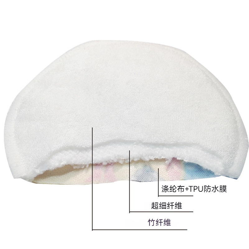 Cross-border new three-layer waterproof anti-overflow milk pad suit summer lactation milk pad overflow milk pad milk paste leakage pad