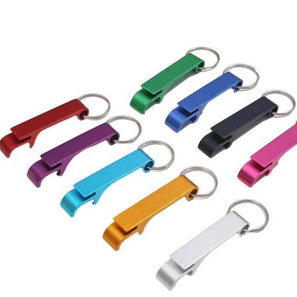 Beer bottle opener multifunctional portable aluminum alloy creative mini screwdriver key pendant can opener