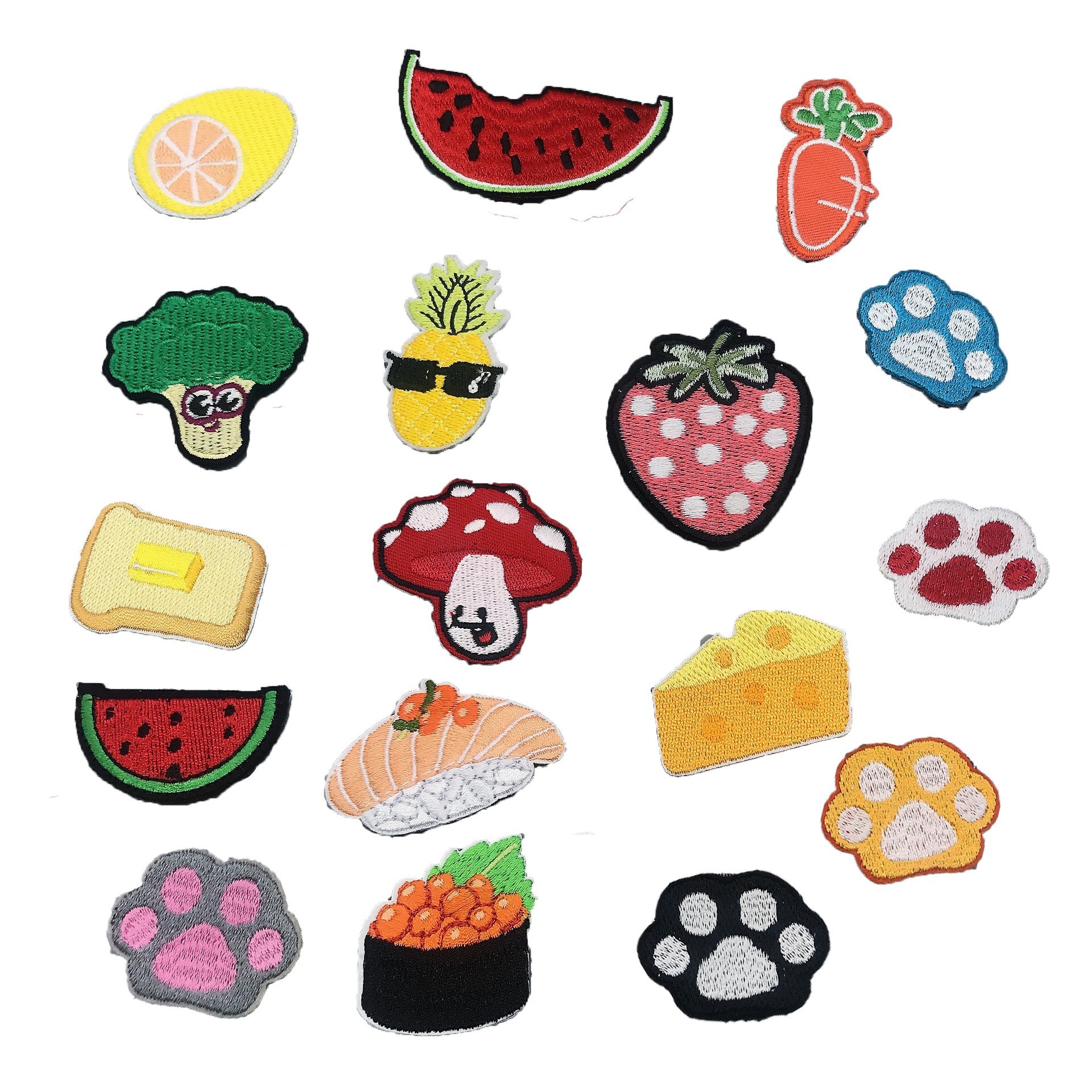 Factory custom hair accessories support to map to sample with sticky hair stickers magic stickers broken hair Stickers hook and loop a variety of styles