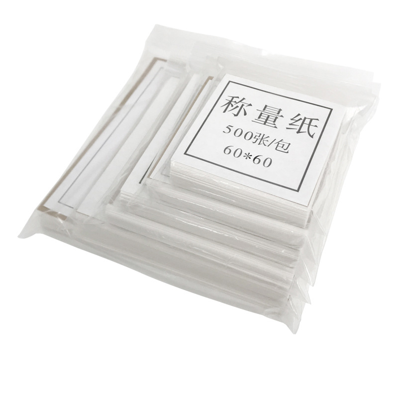 Квадратная бумага для взвешивания сульфатной кислоты, тонкая, экспериментальная, 60/75/90/100/120/150мм, гладкая поверхность