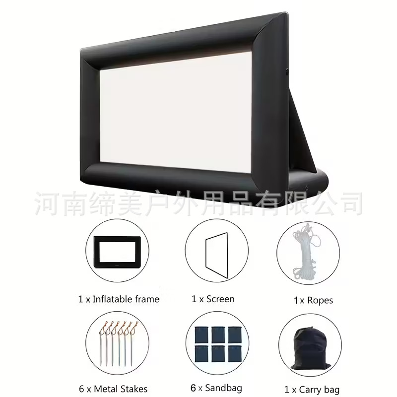 Outdoor Indoor Event Conference Inflatable Projection Screen Customizable Size Color Inflatable Projection Screen Manufacturer Hot Sale