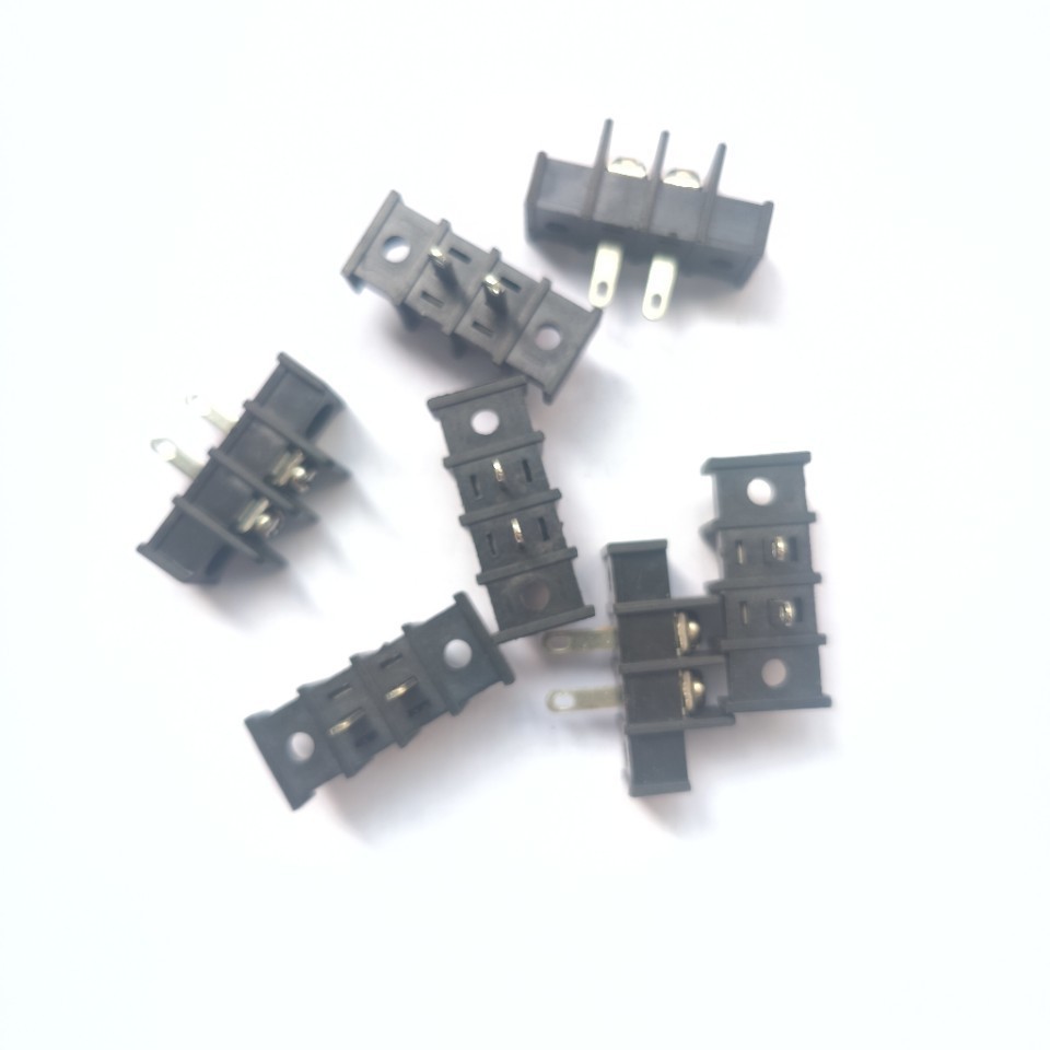 Manufacturer Produces Power Switch Us Standard Fence Terminal Block Dc45Hm-7.62 with Hole Fixed