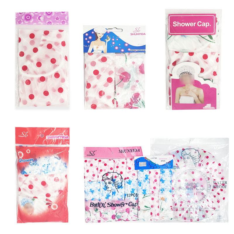 Shower Cap Women's Waterproof and Smoke-proof Bath Household Shower Cap Hairdressing Cap Thickened Shower Cap Adult Shower Cap Shower Cap Head Cover