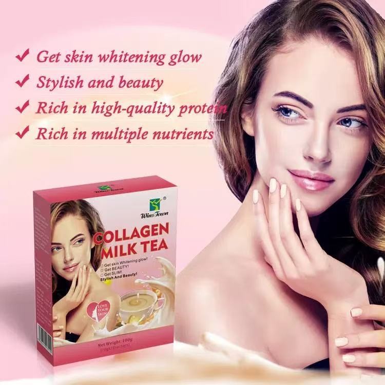 Collagen Milk Tea Get Skin Whitening Glow Get Slim