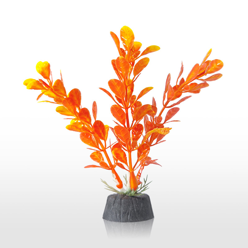 Fish Tank Landscaping Decoration Aquatic Plants Fish Tank Ornaments 10cm Aquatic Plants Seaweed Artificial Aquatic Plants Landscaping Cross-Border Wholesale