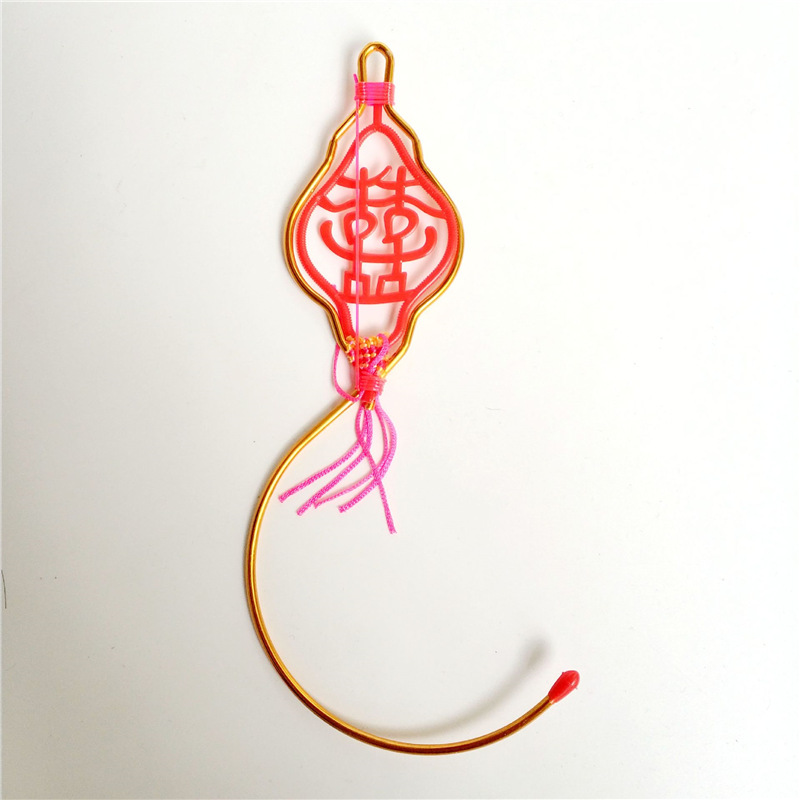 Factory direct gold double happiness wedding mosquito net hook bedroom mosquito net hook curtain hook mosquito net hook