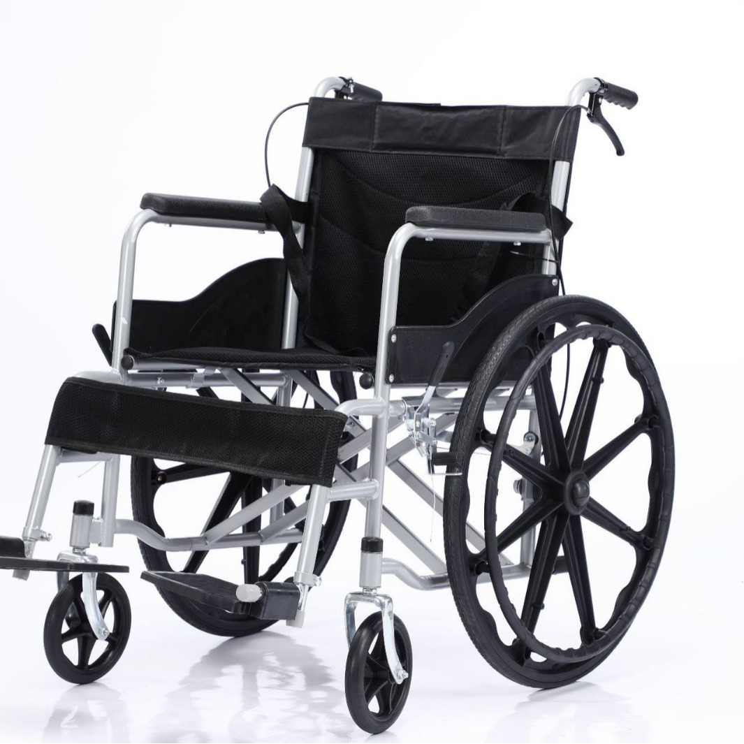 Cross-border Foldableing Portable Wheelchair for the Elderly, Manual Wheelchair for Disabled People, Hand-pushed Scooter, Manual Wheelchair