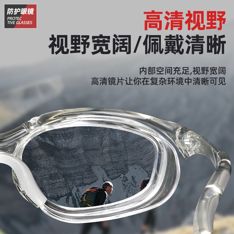 Goggles dust-proof labor protection glasses anti-fog sand climbing riding Men's glasses women's fashion windproof glasses wholesale