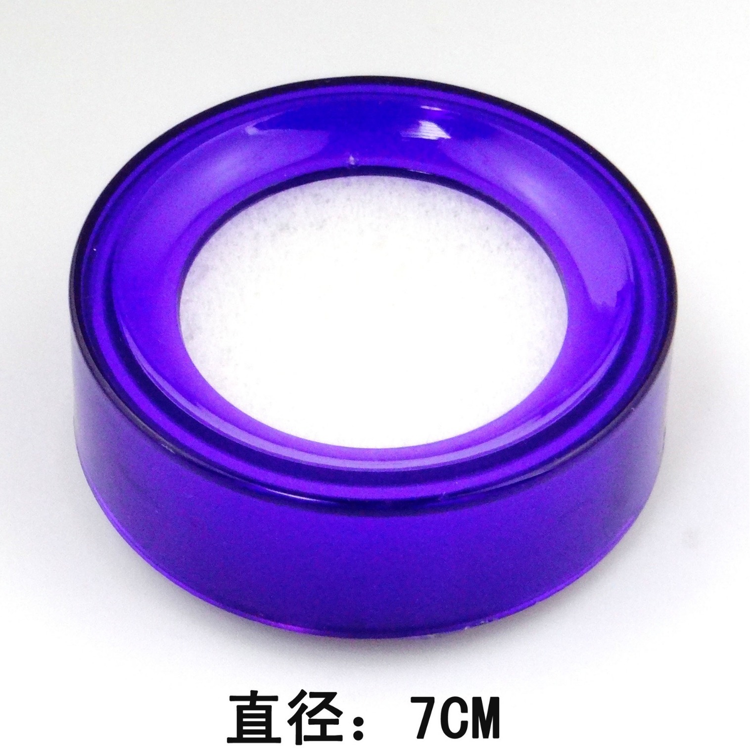 Authentic Fuqiang wet hand round sponge wet hand hand hand dispenser bank office accounting supplies dip water box wholesale