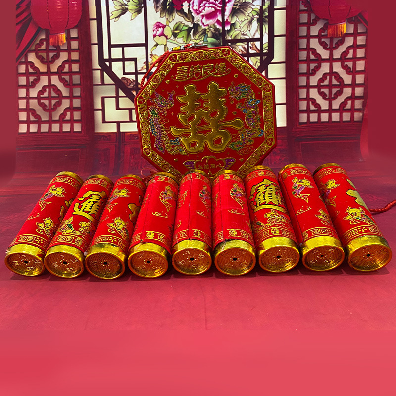 Electronic firecrackers household simulation electronic cannon super loud Spring Festival charging whip explosion with flash housewarming wedding Remote Control firecrackers