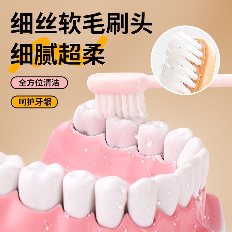 Bubble Dog Folding Toothbrush Portable Travel Toothbrush Washing Set Business Travel Essential Artifact Hotel Supplies