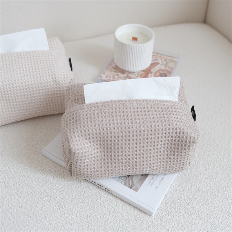 Modern Simple Homestay Model Room Waffle Tissue Box Home Office Cafe Paper Box