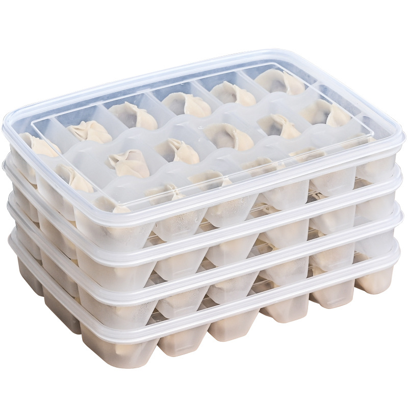 Одноуровневая коробка для пельменей на 30 ячеек, 18 ячеек, штабелируемая, холодильная, для хранения, быстрая заморозка, для микроволновой печи