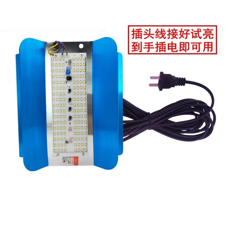 Строительный светильник 50W, водонепроницаемый, для строительных площадок, с подключаемым шнуром, светодиодная лампа, супер яркий