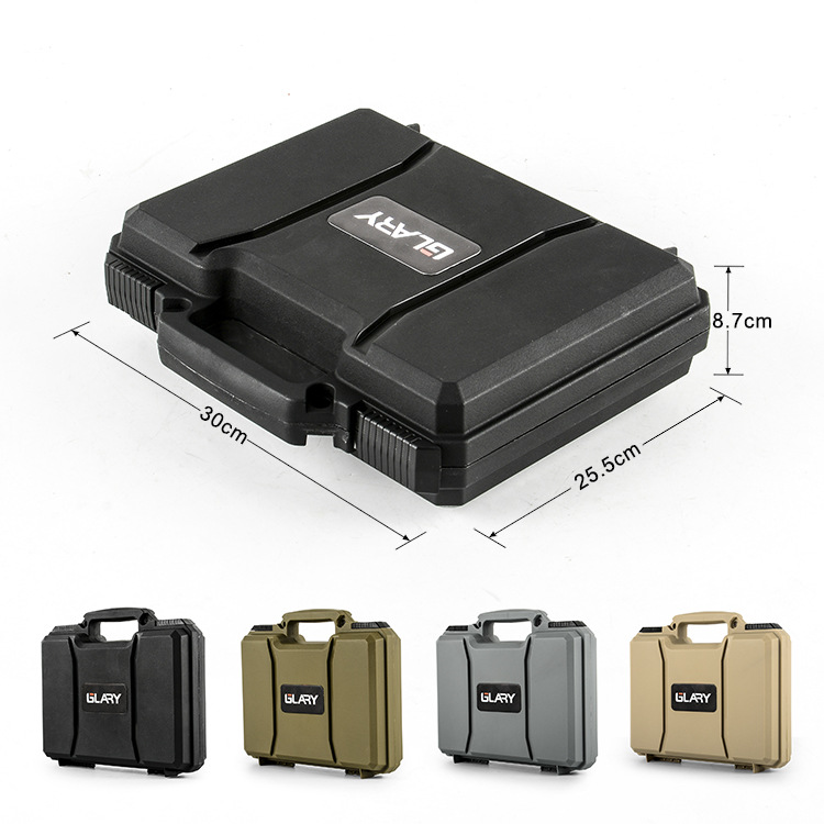Plastic Stackable Empty Box Explosion-Proof Slide Buckle Portable Parts Storage Toolbox Ip55 Waterproof Suitcase
