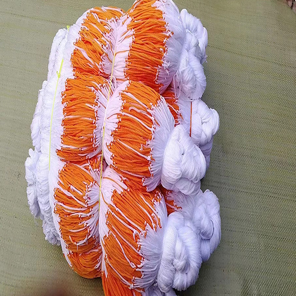 Black and yellow ball pocket basketball net thick nylon thread pure hand-woven ball Net Solid Portable Universal