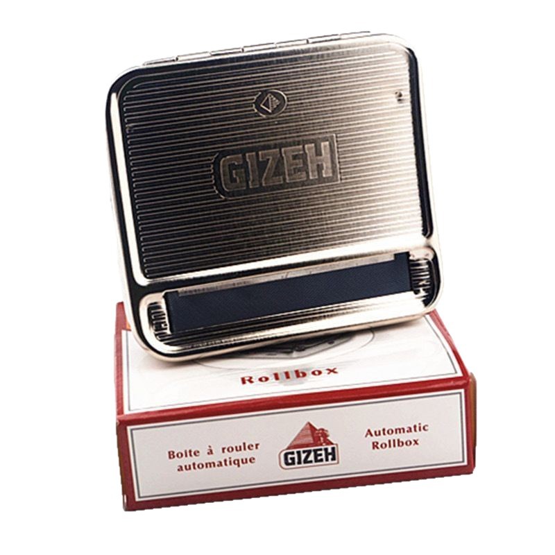 70mm Hot Sale silver Cigarette Case Semi-automatic Stainless Steel Metal Cigarette Case Manual Cigarette Case Wholesale