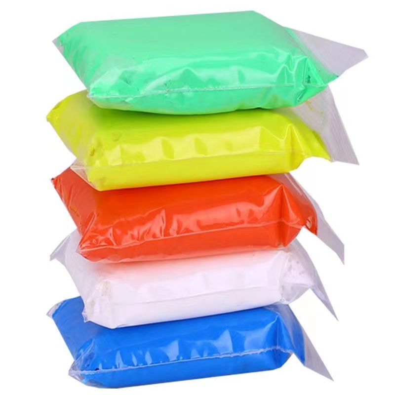 Ultra light clay 500g large packaging rubber color mud children's hand diy toys space mud clay 500g set