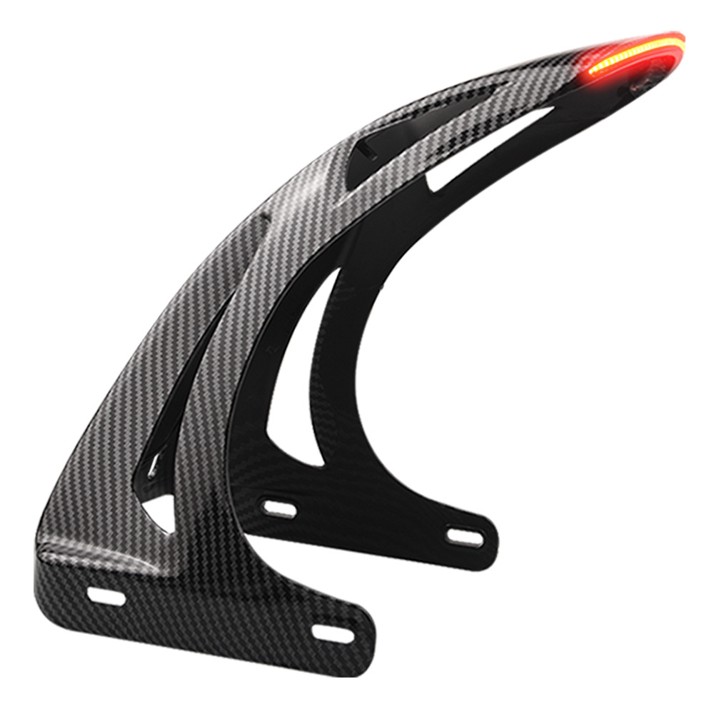 Suitable for No.9 Mavericks uqi Electric Vehicle Mechanic Rear Fender 7075 Flat Fork Modification with Light Front Back