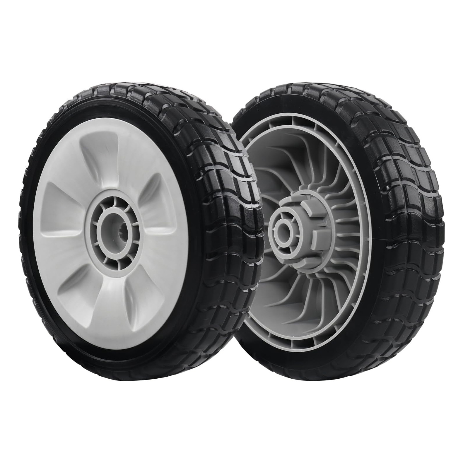 4Pcs Hrr216 Lawn Mower Drive Wheel 2 Rear Wheels and 2 Rear Wheels