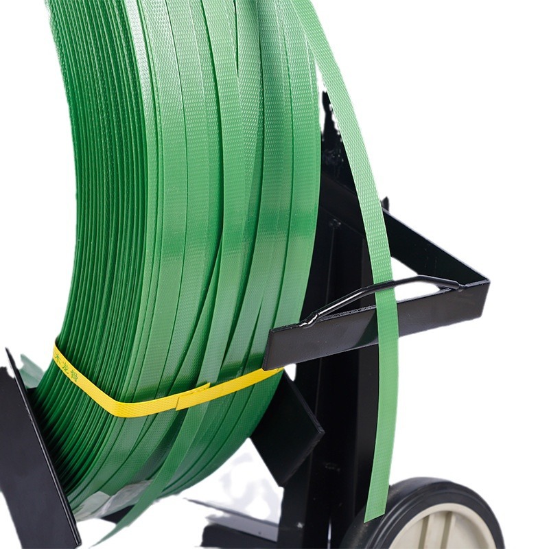 Plastic Steel StraPPing Trolley with Plate Cart Disc Plastic Steel Strap Baler Plate Cart Pp StraPPing with Bracket Trolley