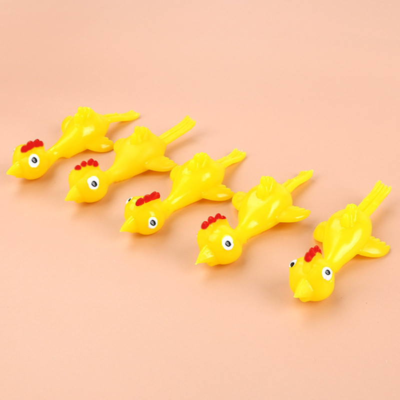 Ejection Turkey Chicken Launch Slingshot Chick Ejection Vent Sticky Wall Finger Launch Flying Kidsren's Gift