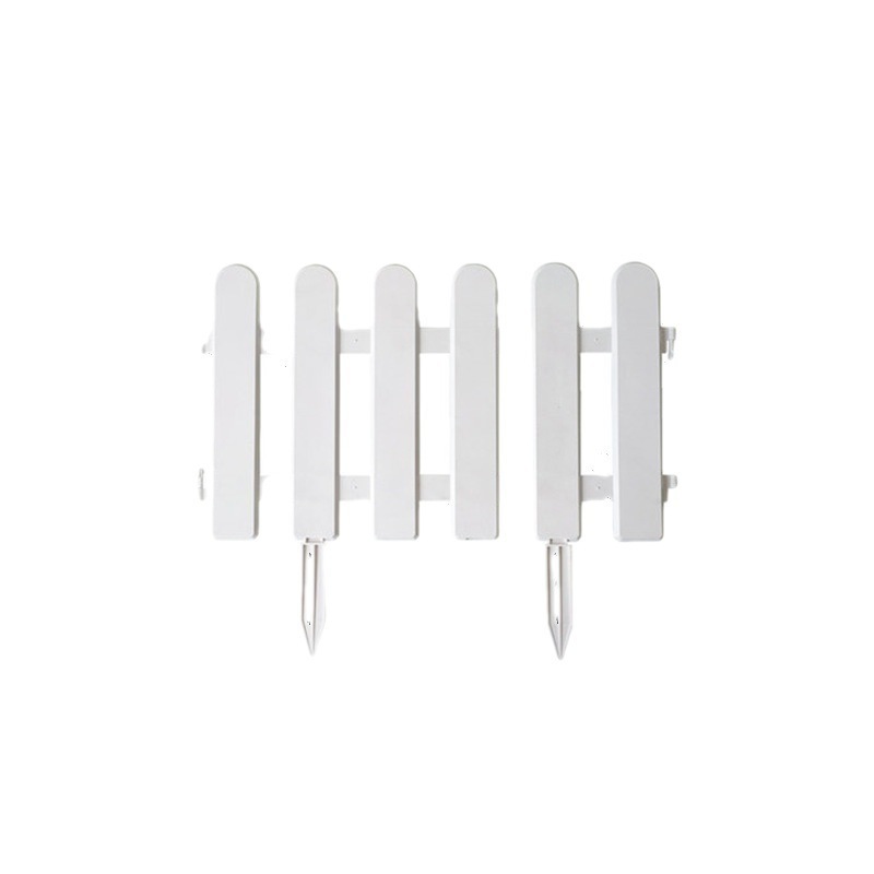 Outdoor Garden Vegetable Garden White Plastic Fence Plating Fence Balcony Courtyard Kindergarten Decorative Fence Small Fence