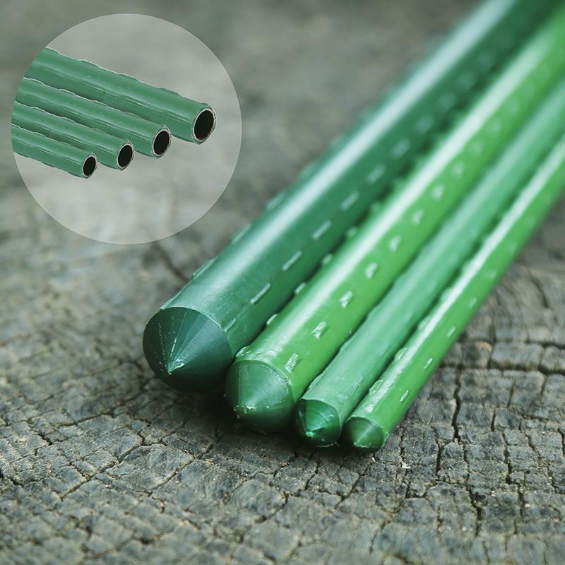 Cross-Border Gardening Support Plastic-Coated Steel Pipe Plant Support Climbing Vine Flower Stand Rose Support Rod Cucumber Climbing Vine Stand