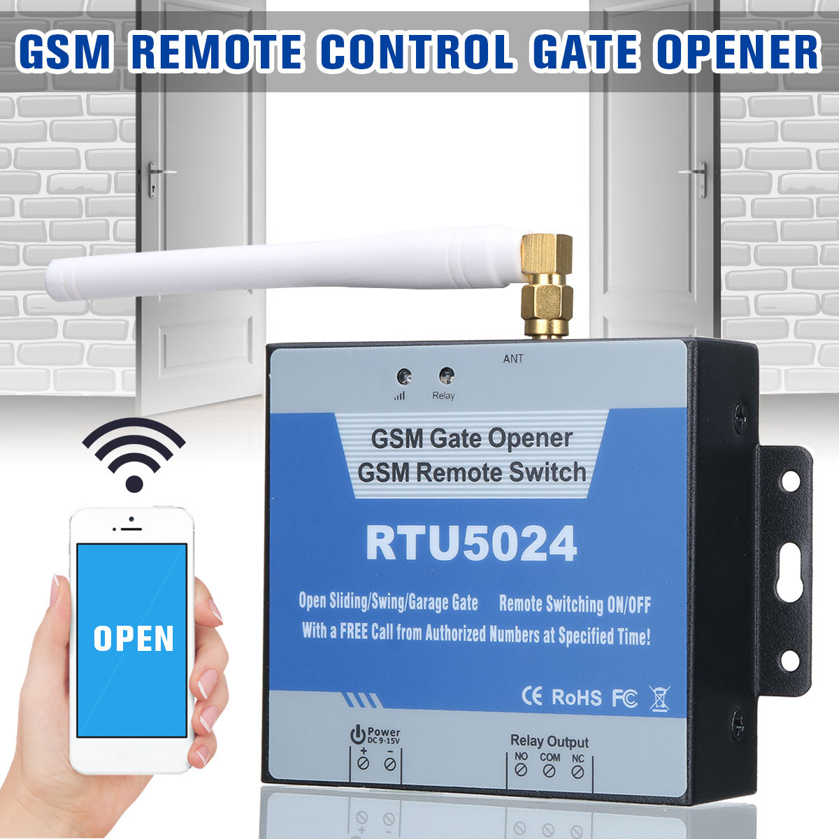 Rtu5024 Mobile Phone Remote Wifi Controller Door Opener Motor Controller Gsm Access Control Factory Direct Sales