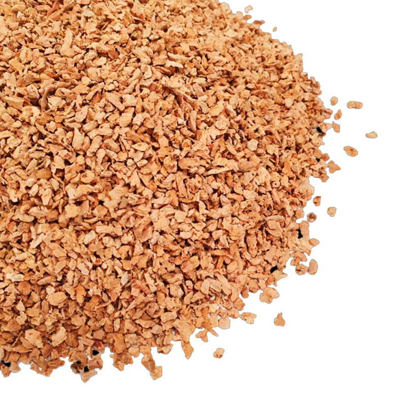 Natural Cork Powder, Ultra-Light Wood Powder, Cork Granules, Raw Material of Cork Granules from Portuguese Oak for Shoe Soles