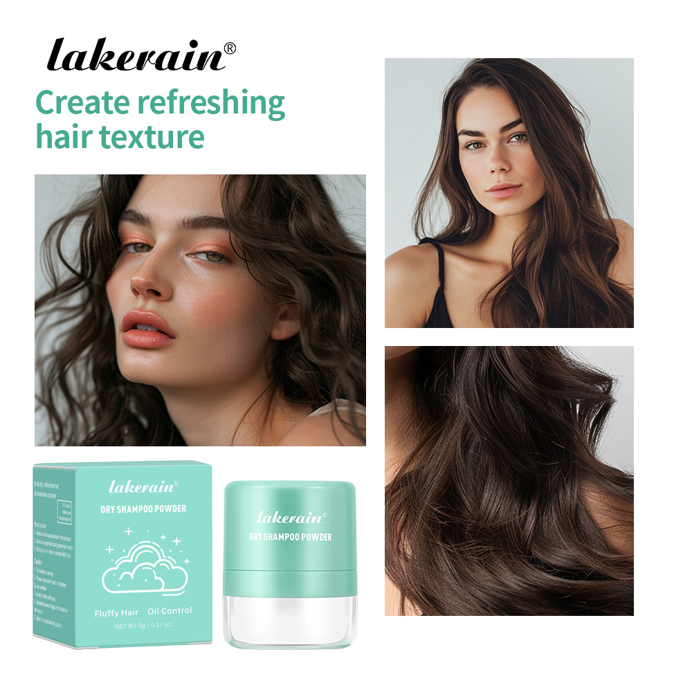 Lakerain сухая чистка, пудра для волос, без мытья