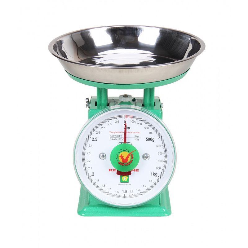 Plate Weighing 1kg 5kg Household Small Table Weighing Food Tray Plate Weighing Old-fashioned Commercial Spring Weighing with Plate