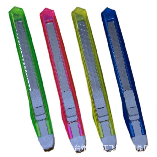 804 Utility Knife, 12-Pack, Card-Packed, Manufacturer's Paper Cutter, Office Stationery, Hardware Supplies, Export Single-Use Blade