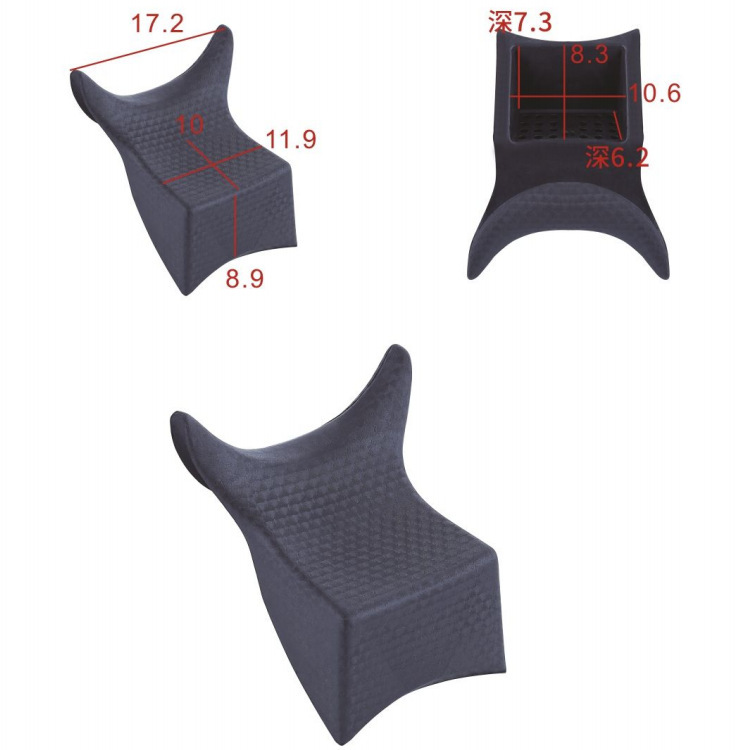 Shampoo bed pillow cushion barber shop beauty salon ceramic basin headrest rubber punch bed cushion pillow accessories