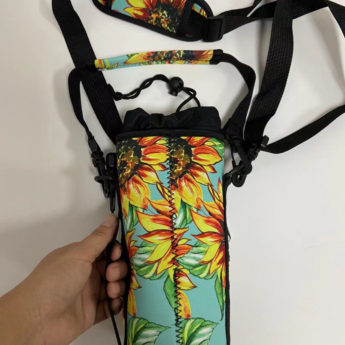 Portable Shoulder Strap Diving Material Thermos Bottle Cover Mobile Phone Protective Cover Key Bag