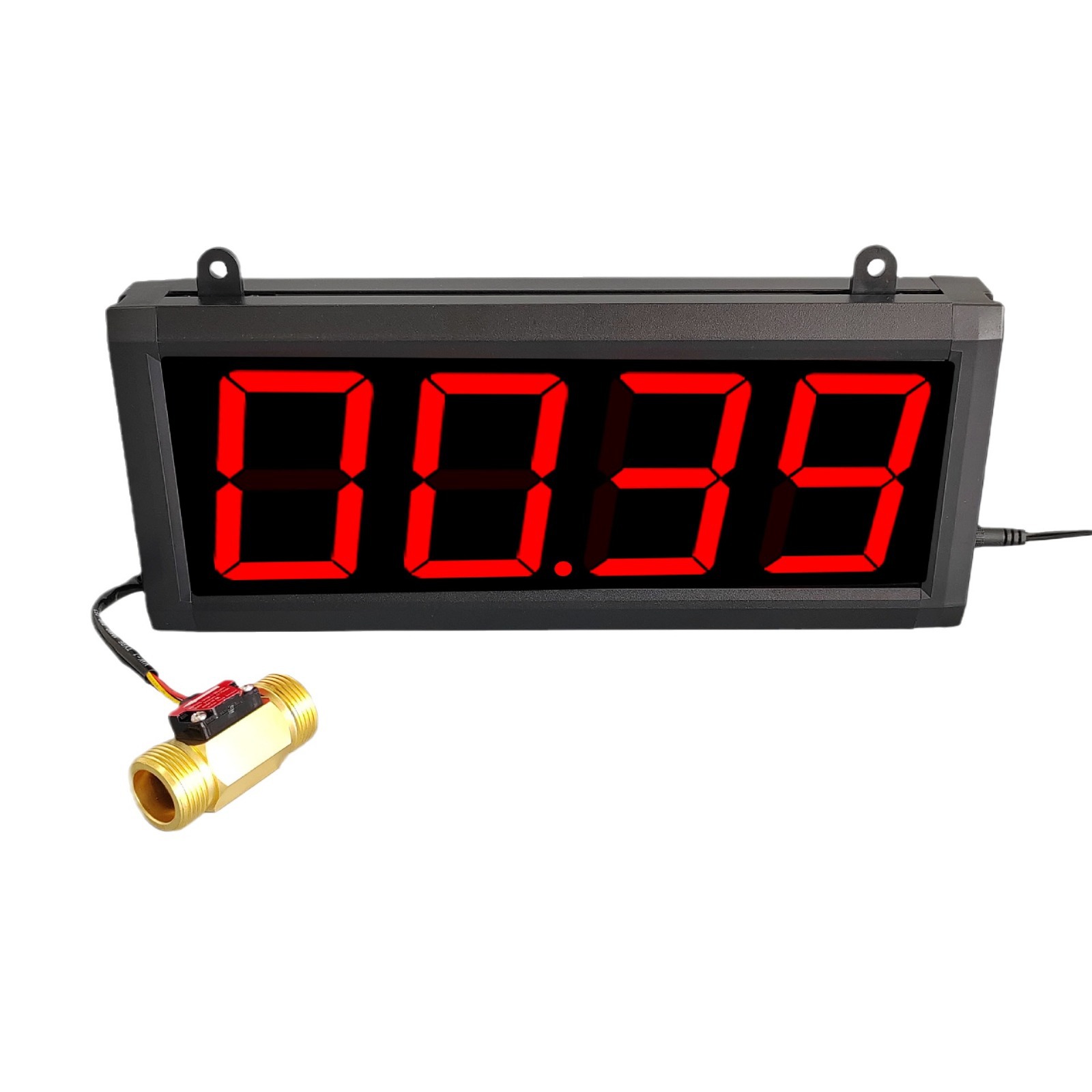 Automatic control flow meter diesel gasoline methanol water electronic digital display liquid meter pipe meter alarm