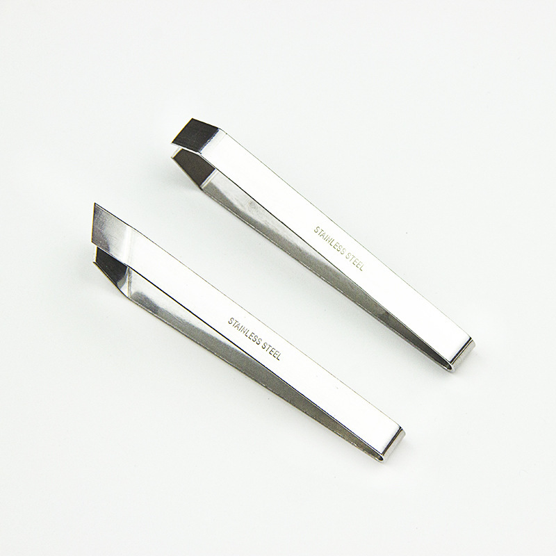 Stainless steel hair remover chicken feather duck feather pig hair clip hair remover household fish bone picking tool small tweezers