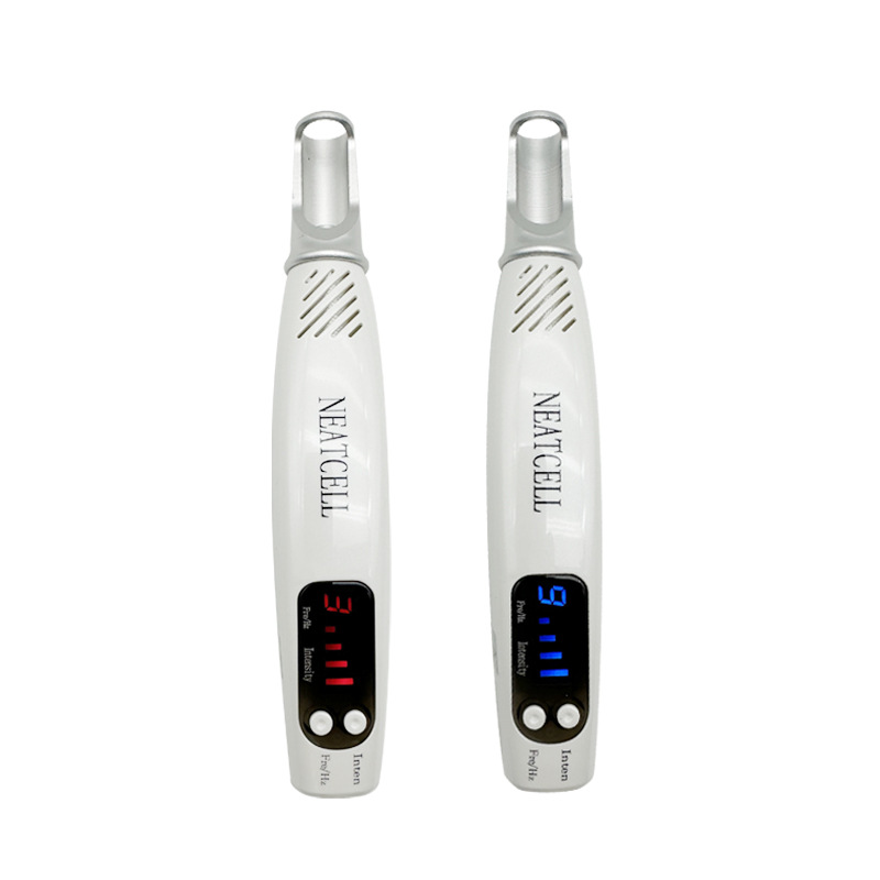 Foreign Trade Red and Blue Light Plug-In Handheld Picosecond Pen Laser Picosecond Spot Removal Convenient Eyebrow Washing Tattoo Beauty Instrument