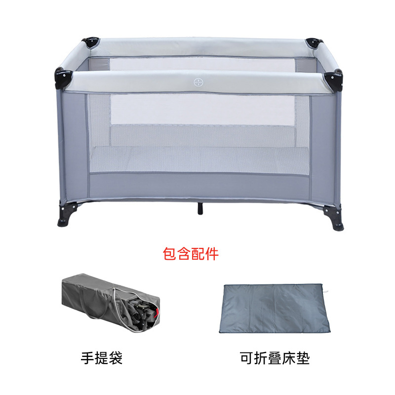 Customized Baby Crib, Foldable Multi-Functional Indoor Protective Fence, Baby Crawling Fence, Portable Children's Play Bed