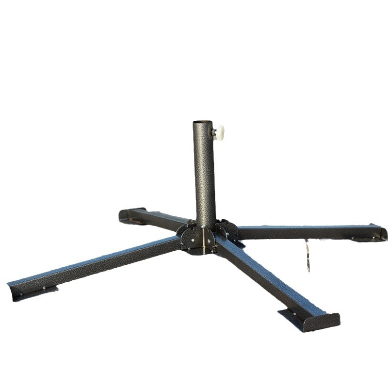 Outdoor Umbrella Seat Stall Sunshade Beach Sun Umbrella Insert Portable Foldableable Cross Umbrella Seat Bracket Fixed Base