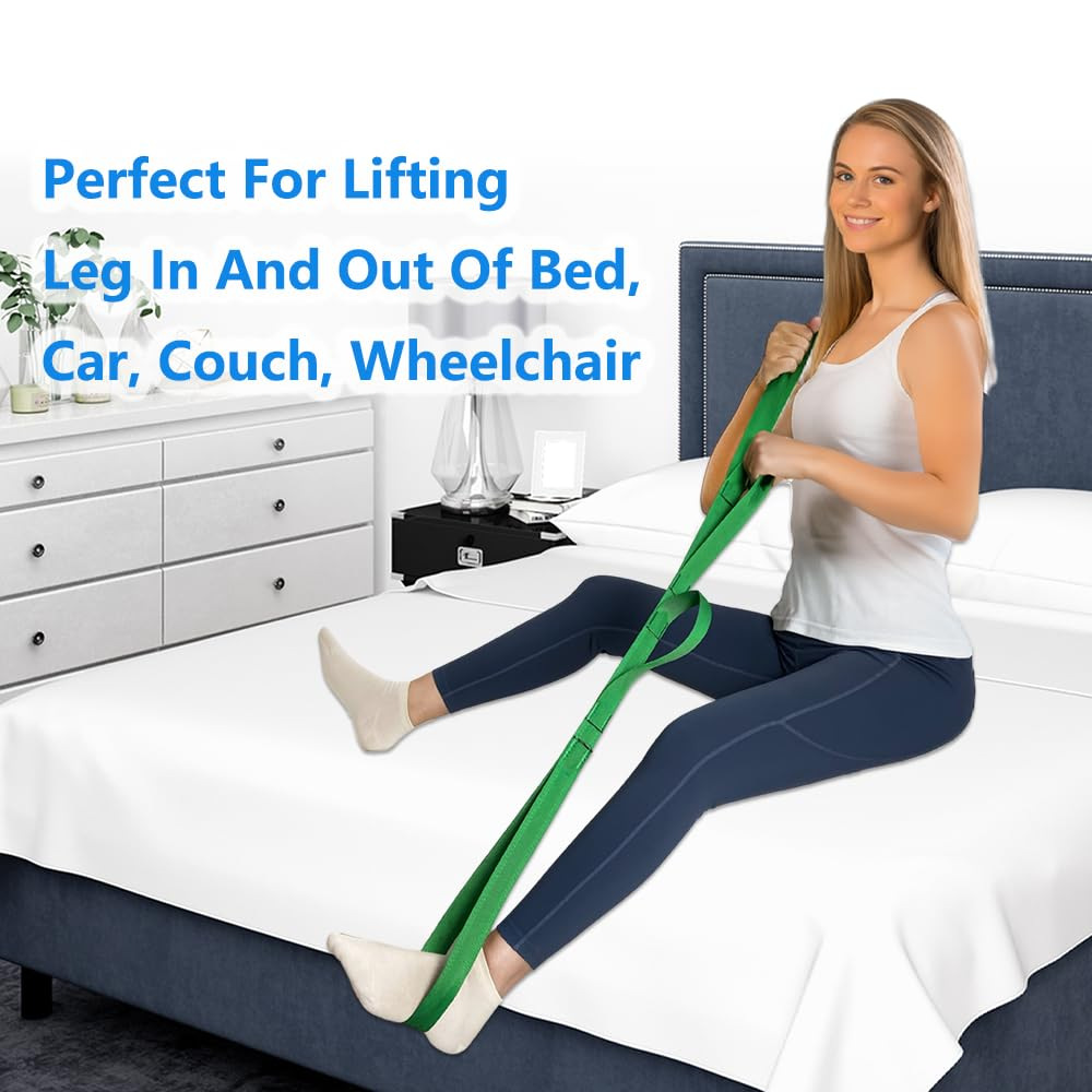 Cross-Border Popular Leg Lift Auxiliary Belt for the Elderly and Disabled Leg Lifter for Paralyzed Patients Leg Lift Belt for Rehabilitation