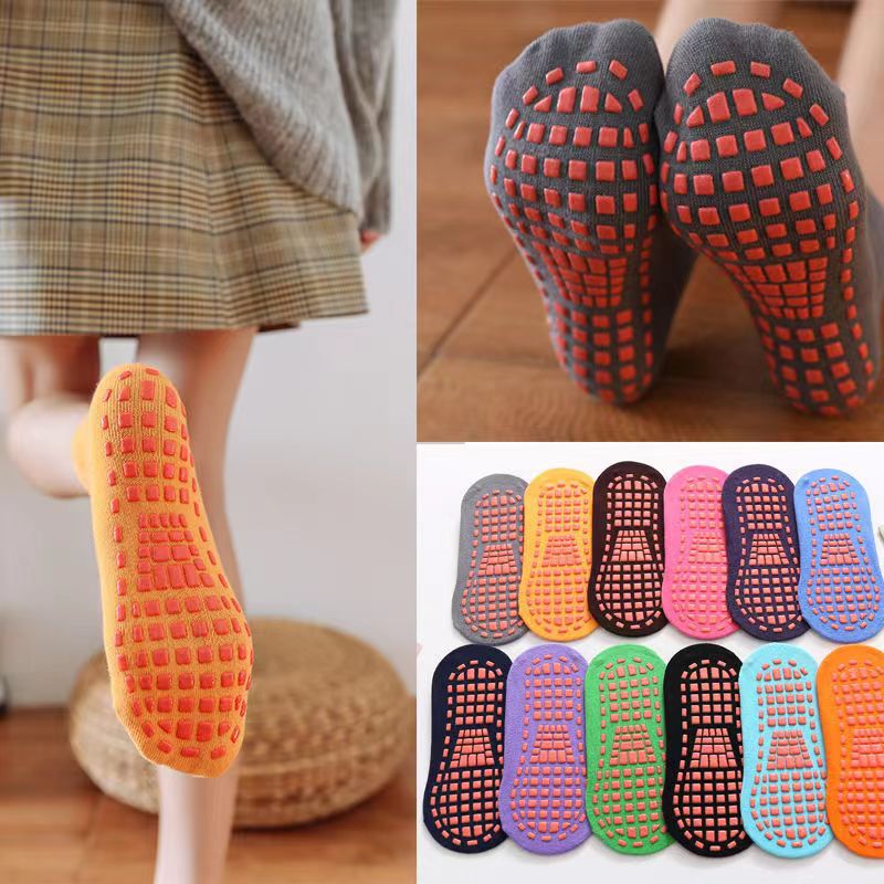 Wholesale Trampoline Socks Dispensing Anti-Slip Floor Socks Children's Playground Baby Early Education Children's Anti-Slip Socks
