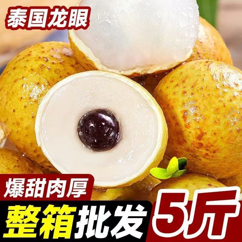 Seasonal Thai Gold Standard Longan Fresh Fruit for Pregnant Women Fresh Longan Pruning Delivery Whole Box Dropshipping