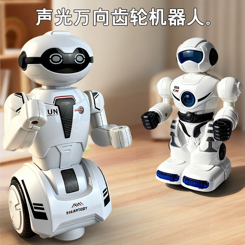 New Smart Dancing Robot Cross-Border Sound and Light Baby Early Education Interactive Enlightenment Educational Toy for Boys and Girls