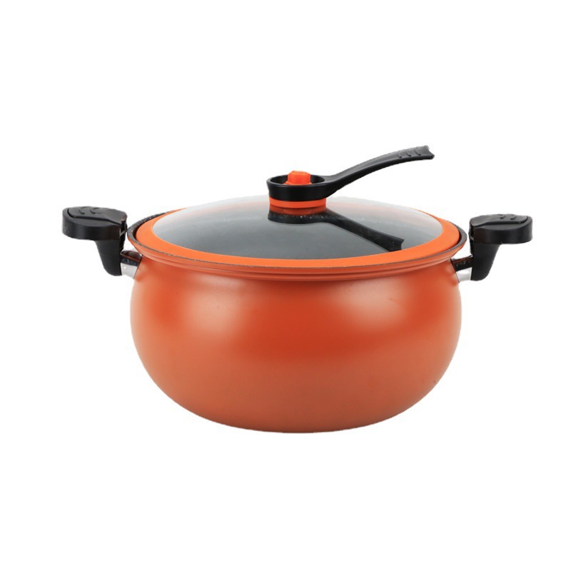 New Chinese Style Chubby Dundun Soup Cooker Pressure Cooker Non-stick Cooker Large Capacity Household Multifunctional Maifanite Micro-pressure Cooker