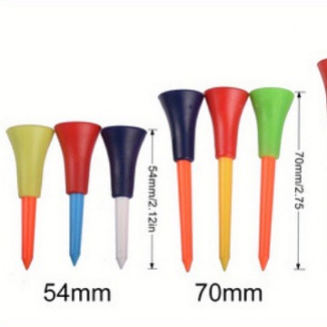Golf Stud Plastic Golf Tee Multicolor Golf Rubber Cover TEE Ball Drag golf tees